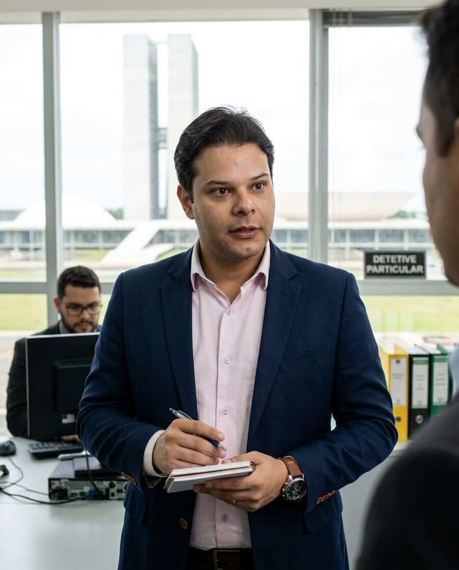 Investigador de campo do Detetive Brasília